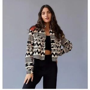 Urban outfitters BDG button up long sleeved mushroom shirt L EUC